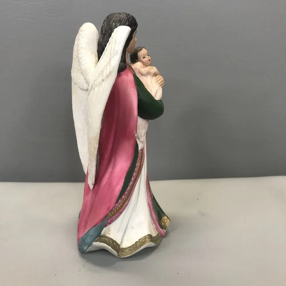 Home Interiors Gifts Homco Angel with Baby 1432 Porcelain Figurine Vintage